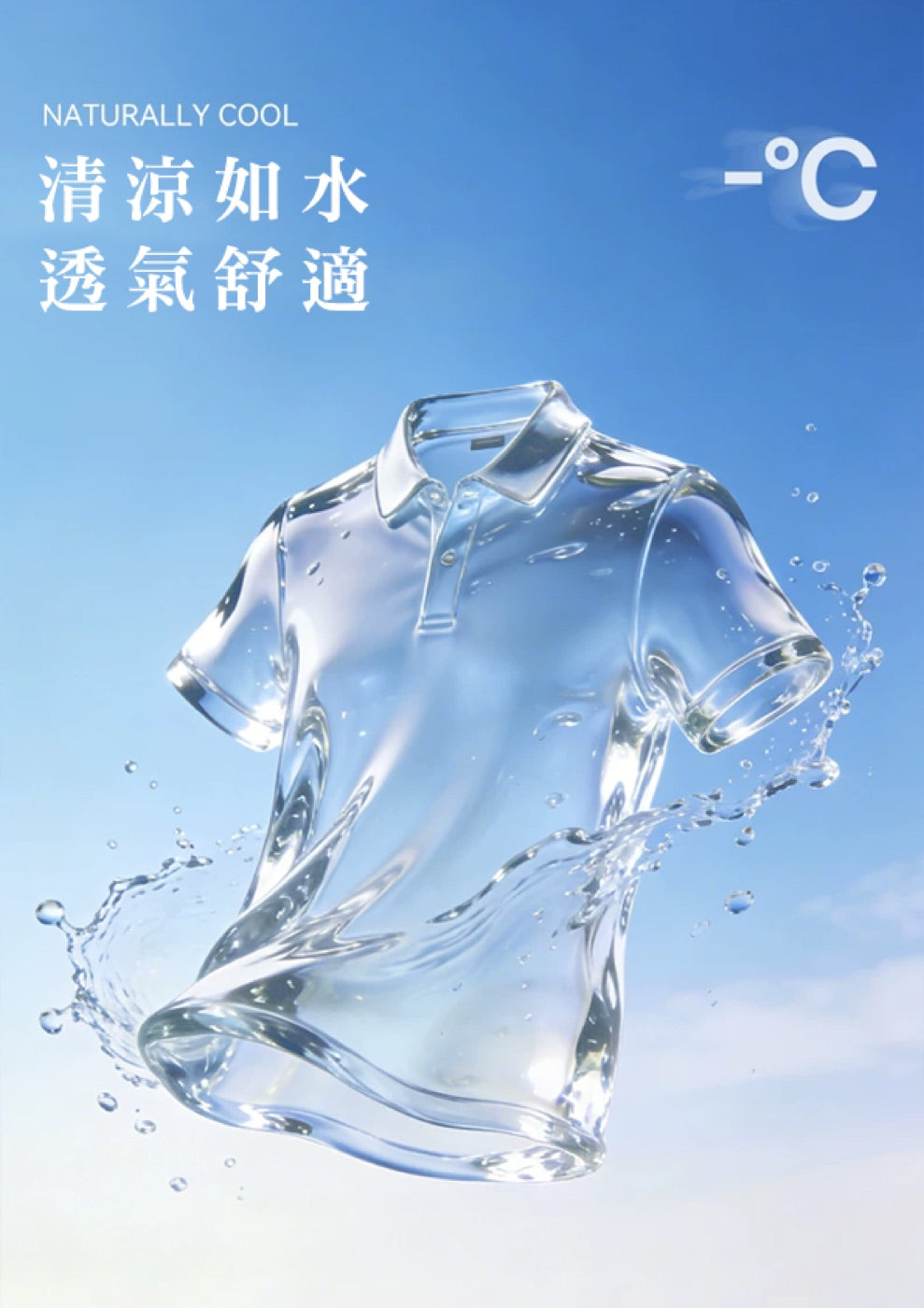 -°C 冰感科技,清涼透氣